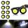 10 PCS 23mm 1.5W DC9-80V Motorcycle Eagle Eye Light Doppia lente (luce bianca) 10 PCS 23mm 1.5W DC9-80V Motorcycle Eagle Eye Light Doppia lente (luce bianca)