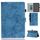 Per Samsung Galaxy Tab S8 / GALAXY TAB S7 11.0 T870 Custodia in pelle di texture in tessuto in marmo con staffa e slot per schede e slot per penna e slot anti antico (blu) Per Samsung Galaxy Tab S8 / GALAXY TAB S7 11.0 T870 Custodia in pelle di texture in tessuto in marmo con staffa e slot per schede e slot per penna e slot anti antico (blu)