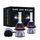 2 PCS X15 9004 DC 9-32V 26W 6500K 8000LM IP68 Lampade per fari a LED per auto / Fendinebbia