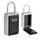 Scatola portachiavi con password Scatola metallica a parete Scatola con password Scatola portaoggetti antifurto per chiave esterna, specifica: normale (argento nero) Scatola portachiavi con password Scatola metallica a parete Scatola con password Scatola portaoggetti antifurto per chiave esterna, specifica: normale (argento nero)