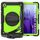 Per Samsung Galaxy Tab A7 (2020) T500 / T505 Custodia protettiva antiurto in silicone colorato + PC con supporto e tracolla e tracolla e slot per penna (nero giallo verde) Per Samsung Galaxy Tab A7 (2020) T500 / T505 Custodia protettiva antiurto in silicone colorato + PC con supporto e tracolla e tracolla e slot per penna (nero giallo verde)