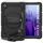 Per Samsung Galaxy Tab A7 (2020) T500 / T505 Custodia protettiva antiurto in silicone colorato + PC con supporto e tracolla e tracolla e slot per penna (nero) Per Samsung Galaxy Tab A7 (2020) T500 / T505 Custodia protettiva antiurto in silicone colorato + PC con supporto e tracolla e tracolla e slot per penna (nero)