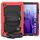 Per Samsung Galaxy Tab A7 (2020) T500 / T505 Custodia protettiva antiurto in silicone colorato + PC con supporto e tracolla e tracolla e slot per penna (rosso) Per Samsung Galaxy Tab A7 (2020) T500 / T505 Custodia protettiva antiurto in silicone colorato + PC con supporto e tracolla e tracolla e slot per penna (rosso)