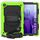 Per Samsung Galaxy Tab A7 (2020) T500 / T505 Custodia protettiva antiurto in silicone colorato + PC con supporto e tracolla e tracolla e slot per penna (giallo verde) Per Samsung Galaxy Tab A7 (2020) T500 / T505 Custodia protettiva antiurto in silicone colorato + PC con supporto e tracolla e tracolla e slot per penna (giallo verde)