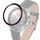 Per Samsung Galaxy Watch 3 41mm Smart Watch Anello con castone in acciaio, versione E (anello nero lettera rossa) Per Samsung Galaxy Watch 3 41mm Smart Watch Anello con castone in acciaio, versione E (anello nero lettera rossa)
