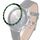 Per Samsung Galaxy Watch 3 41mm Smart Watch Anello con castone in acciaio, versione E (lettera bianca verde militare) Per Samsung Galaxy Watch 3 41mm Smart Watch Anello con castone in acciaio, versione E (lettera bianca verde militare)