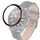 Per Samsung Galaxy Watch 3 45mm Smart Watch Anello con castone in acciaio, versione E (anello nero lettera rossa) Per Samsung Galaxy Watch 3 45mm Smart Watch Anello con castone in acciaio, versione E (anello nero lettera rossa)