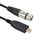Cavo di registrazione per microfono US18 da USB a XLR femmina, lunghezza cavo: 3 m (nero) Cavo di registrazione per microfono US18 da USB a XLR femmina, lunghezza cavo: 3 m (nero)