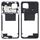 Per OPPO A92s/Reno4 Z 5G PDKM00 Piastra cornice cornice centrale (nera)
