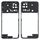 Per OPPO A72 5G PDYM20 Piastra con cornice centrale (nera)