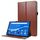 Per Lenovo M10 Plus Custodia in pelle PU pieghevole orizzontale a 2 pieghe con slot per schede e supporto (colore Gongkeli)