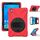 Per Lenovo Tab M8 Custodia protettiva antiurto in silicone colorato + PC con supporto e tracolla e tracolla (rossa) Per Lenovo Tab M8 Custodia protettiva antiurto in silicone colorato + PC con supporto e tracolla e tracolla (rossa)