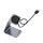 Per Garmin Forerunner 745 / Venu Sq / Fenix 6 Portabagiombante universale in lega di alluminio con protezione chip, supporto ricarica rapida, stile: interfaccia sinistra (grigio) Per Garmin Forerunner 745 / Venu Sq / Fenix 6 Portabagiombante universale in lega di alluminio con protezione chip, supporto ricarica rapida, stile: interfaccia sinistra (grigio)