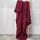 Coperta lavorata a maglia di lana spessa fatta a mano Coperta lavorata a maglia con bastoncino di ciniglia, dimensioni: 80 x 100 cm (rosso vino)