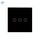 Wi-Fi Wall Touch Panel Switch Controllo vocale Telecomando per cellulare, Modello: Black 3 Gang (Zero Firewire Wifi) Wi-Fi Wall Touch Panel Switch Controllo vocale Telecomando per cellulare, Modello: Black 3 Gang (Zero Firewire Wifi)