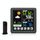 TS-3310 Orologio meteo wireless Orologio multifunzione con schermo a colori Termometro touch screen creativo per la casa Nero TS-3310 Orologio meteo wireless Orologio multifunzione con schermo a colori Termometro touch screen creativo per la casa Nero