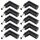 10 PCS 4,5 x 3,0 mm femmina a 4,5 x 3,0 mm maschio connettore adattatore a gomito