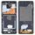 Per Samsung Galaxy S20 Ultra 5G SM-G988B Cornice con cornice centrale (nera) Per Samsung Galaxy S20 Ultra 5G SM-G988B Cornice con cornice centrale (nera)