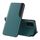 Per Samsung Galaxy S21 Ultra 5G Display laterale antiurto antiurto in pelle flip in pelle con supporto (verde) Per Samsung Galaxy S21 Ultra 5G Display laterale antiurto antiurto in pelle flip in pelle con supporto (verde)