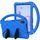 Custodia protettiva anti caduta per Galaxy Tab A 8.4 (2020) T307 EVA con supporto (blu) Custodia protettiva anti caduta per Galaxy Tab A 8.4 (2020) T307 EVA con supporto (blu)