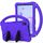 Custodia protettiva anti caduta per Galaxy Tab A 8.4 (2020) T307 EVA con supporto (viola) Custodia protettiva anti caduta per Galaxy Tab A 8.4 (2020) T307 EVA con supporto (viola)