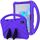 Custodia protettiva anti caduta per Galaxy Tab S6 T860 / T865 EVA con supporto (viola) Custodia protettiva anti caduta per Galaxy Tab S6 T860 / T865 EVA con supporto (viola)