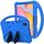 Per Galaxy Tab S6 Lite P610 / P615 Guscio protettivo anti caduta piatto EVA con supporto (blu) Per Galaxy Tab S6 Lite P610 / P615 Guscio protettivo anti caduta piatto EVA con supporto (blu)