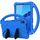 Per Huawei MediaPad M5 Lite 8 Guscio protettivo anti caduta piatto EVA con supporto (blu) Per Huawei MediaPad M5 Lite 8 Guscio protettivo anti caduta piatto EVA con supporto (blu)