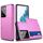 Custodia protettiva antiurto per Samsung Galaxy S21 Ultra / S30 Ultra con slot per scheda (rosa) Custodia protettiva antiurto per Samsung Galaxy S21 Ultra / S30 Ultra con slot per scheda (rosa)