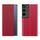 Per Samsung Galaxy S21 Ultra 5G Display laterale lato magnetico orizzontale flip Texture texture texture + custodia per PC con supporto e funzione Sleep / Wake-up (rosso)