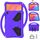 Per Huawei Enjoy Tablet 2 10.1 Guscio protettivo anti caduta piatto EVA con supporto (viola) Per Huawei Enjoy Tablet 2 10.1 Guscio protettivo anti caduta piatto EVA con supporto (viola)