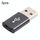 Adattatore da 3 pezzi USB-C / Type-C femmina a USB 3.0 maschio in lega di alluminio, supporto ricarica e trasmissione dati (nero) Adattatore da 3 pezzi USB-C / Type-C femmina a USB 3.0 maschio in lega di alluminio, supporto ricarica e trasmissione dati (nero)