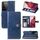Per Samsung Galaxy S21 Ultra 5G Custodia per telefono con fibbia in pelle tinta unita retrò con cordino, cornice per foto, slot per scheda, portafoglio e funzione di supporto (blu) Per Samsung Galaxy S21 Ultra 5G Custodia per telefono con fibbia in pelle tinta unita retrò con cordino, cornice per foto, slot per scheda, portafoglio e funzione di supporto (blu)