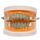 Bretelle Hip Hop Halloween Vampire 8 Zircon, Colore: Denti inferiori oro