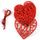 2 confezioni San Valentino Forniture per matrimoni Hollow Love Decoration Piccolo ciondolo JM01767 2 confezioni San Valentino Forniture per matrimoni Hollow Love Decoration Piccolo ciondolo JM01767