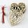 2 confezioni San Valentino Forniture per matrimoni Hollow Love Decoration Ciondolo piccolo JM01768