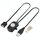 DC 5V / 12V / 24V USB Corpo Interruttore sensore di movimento PIR a infrarossi Interruttore rilevatore di movimento umano per striscia luminosa a LED (nero) DC 5V / 12V / 24V USB Corpo Interruttore sensore di movimento PIR a infrarossi Interruttore rilevatore di movimento umano per striscia luminosa a LED (nero)