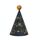 20 pezzi Cappello di compleanno con pallina di pelo con paillettes Forniture per feste di compleanno Cappello di carta da vestire, Colore: 1 palla verde con gemme