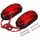 Luce di posizione laterale ovale per rimorchio per camion da 10-30 V (rossa) Luce di posizione laterale ovale per rimorchio per camion da 10-30 V (rossa)