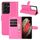 Custodia protettiva a vibrazione orizzontale per Samsung Galaxy S21 Ultra 5G Litchi Texture con supporto, slot per schede e portafoglio (rosa rossa) Custodia protettiva a vibrazione orizzontale per Samsung Galaxy S21 Ultra 5G Litchi Texture con supporto, slot per schede e portafoglio (rosa rossa)