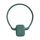 Ventilatore da collo appeso sportivo portatile USB G1 (verde scuro)