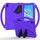 Per Lenovo Tab E10 TB-X104F Guscio protettivo anti caduta piatto EVA con supporto (viola) Per Lenovo Tab E10 TB-X104F Guscio protettivo anti caduta piatto EVA con supporto (viola)