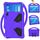 Per Lenovo Tab 4 10 Plus TB-X704F / N / L / V Guscio protettivo anti caduta piatto EVA con supporto (viola) Per Lenovo Tab 4 10 Plus TB-X704F / N / L / V Guscio protettivo anti caduta piatto EVA con supporto (viola)