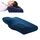 Farfalla Shape Memory Foam Snorking Pillow Cuscino Slow Rebound Assistenza sanitaria Cuscino cervicale, Dimensioni: 50x30x10x6cm (Blu Velvet)