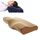 Farfalla Forma Memory Foam Snorky Pillow Cuscino Slow Repound Assistenza sanitaria Cuscino cervicale, Dimensioni: 62x34x12x6cm (colore cammello in velluto)