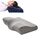 Farfalla Forma Memory Foam Snorking Pillow Cuscino Slow Repound Assistenza sanitaria Cuscino cervicale, Dimensioni: 62x34x12x6cm (grigio molecola d'acqua)