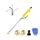 Garden Lawn Irrigation High Pensione Tubo flessibile Ugello spray Autolavaggio Auto Lavaggio Strumenti di pulizia Set (Giallo)