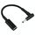 PD 100W 18.5-20V 3.0 x 1,0 mm a gomito a gomito a USB-C / tipo-C Adattatore in nylon Cavo treccia PD 100W 18.5-20V 3.0 x 1,0 mm a gomito a gomito a USB-C / tipo-C Adattatore in nylon Cavo treccia