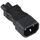 Socket convertitore dell'adattatore di alimentazione C1 a C14 AC