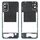Per OPPO Realme X7 Cornice con cornice centrale (blu)